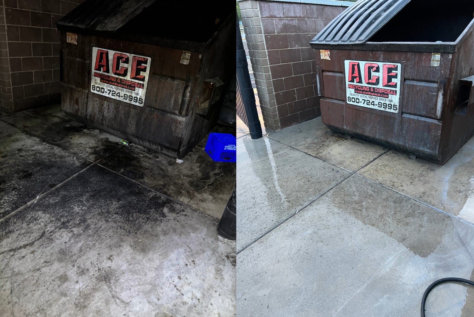 Dumpster Before/After